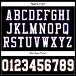 Custom Mesh Football Jersey Black White Purple Size 3 Personalized Black White-Purple Mesh Football Jersey 3