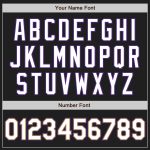 Custom Name Number Baseball Jersey - Personalized Black White Purple Old Gold Authentic Raglan Sleeves Personalized Black