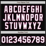 Personalized Bomber Varsity Jacket Black White Purple Pink Full-Snap Letterman Fashion Split Design Personalized Black White