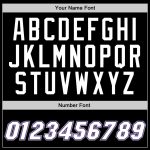 Personalized Throwback Basketball Jersey Black White Purple Size 5 Personalized Black White-Purple Throwback Basketball Jersey