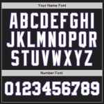 Personalized Two Tone Black White Purple Baseball Jersey for Men and Women Personalized Black White-Purple Two Tone Baseball