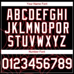 Custom Name Number Baseball Jersey 3D Spider Web Pattern Black White Red Authentic Design Personalized Black White-Red 3D