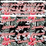 Custom Name & Number Tropical Hawaii Plant T-Shirt - Personalized 3D Black White-Red Design Performance Tee Personalized