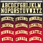 Personalized Authentic Fade Fashion Basketball Jersey in Black, White, and Red Personalized Black White-Red Authentic Fade
