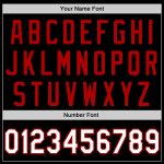 Custom Name Number Skull Baseball Jersey - Personalized Black White Red Fashion Team Shirt Personalized Black White-Red Authentic