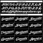 Custom Name Number Personalized Baseball Jersey Black White Red Sleeveless Authentic Team Personalized Black White-Red Authentic