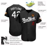 Custom Black White Red Baseball Jersey for Men Women - Personalized Sportswear Personalized Black White-Red Baseball Jersey