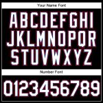 Personalized Black Red White Baseball Jersey for Men Women Kids - Size 6 Personalized Black White-Red Baseball Jersey 6