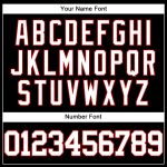 Personalized Black Red White Baseball Jersey for Men Women - Custom Name and Number 72 Personalized Black White-Red Baseball