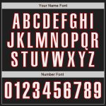 Personalized Black Red White Baseball Jersey - Custom Team Jersey 73 Personalized Black White-Red Baseball Jersey 73