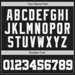 Custom Name Number Authentic Split Fashion Baseball Jersey - Personalized Black Red Gray Team Design Personalized Black White-Red