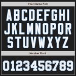 Custom Team Name Number Baseball Jersey - Personalized Authentic Black White Red Light Blue Split Fashion Personalized Black
