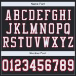 Personalized Authentic Football Jersey - Black White Red Mesh Personalized Black White-Red Mesh Authentic Football Jersey