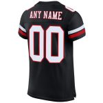 Personalized Authentic Football Jersey - Black White Red Mesh Personalized Black White-Red Mesh Authentic Football Jersey