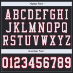 Personalized Black Red White Mesh Football Jersey for Men and Women Personalized Black White-Red Mesh Football Jersey 2