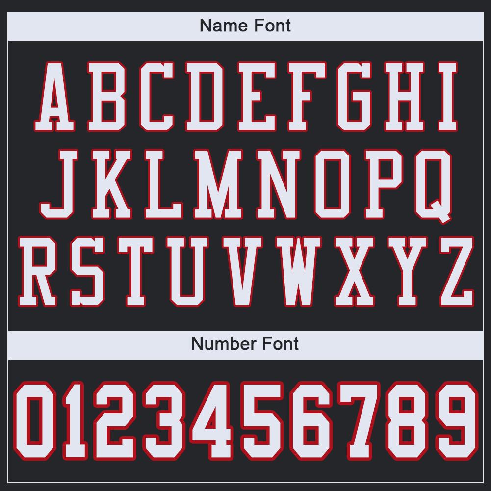 Personalized Black Red White Mesh Football Jersey for Men and Women Personalized Black White-Red Mesh Football Jersey 2 - Image 5