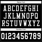 Personalized Football Jersey Mesh Black White Red for Kids Size 4 Personalized Black White-Red Mesh Football Jersey 4