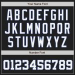 Custom Name and Number Personalized Authentic Black White Red Split Fashion Baseball Jersey Personalized Black White-Red