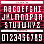 Personalized Black Red White Sublimation Soccer Jersey for Men, Size 5 Personalized Black White-Red Sublimation Soccer Uniform