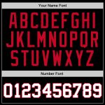 Personalized Basketball Jersey 76 - Black White Red Throwback Style Personalized Black White-Red Throwback Basketball Jersey
