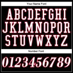 Personalized Red Black White Throwback Basketball Jersey 77 for Men Personalized Black White-Red Throwback Basketball Jersey