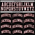 Personalized Throwback Basketball Jersey 78 in Black, White, and Red Personalized Black White-Red Throwback Basketball Jersey