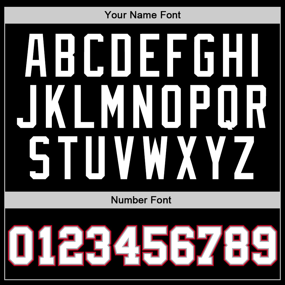 Personalized Throwback Basketball Jersey Black White Red 79 - Custom Sports Apparel Personalized Black White-Red Throwback - Image 3