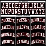 Personalized Throwback Basketball Jersey Black White Red, Size 80 Personalized Black White-Red Throwback Basketball Jersey