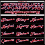 Personalized Black Red White Basketball Jersey - Custom Throwback Style Personalized Black White-Red Throwback Basketball