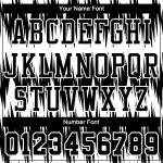 Personalized Basketball Jersey Sublimation Suit Black White Round Neck Personalized Black White Round Neck Sublimation Basketball