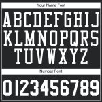 Personalized Basketball Jersey - Black and White Round Neck Suit Design Personalized Black White Round Neck Suit Basketball