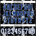 Custom Name and Number 3D Astronaut Pattern Baseball Jersey - Personalized Black White-Royal Team Apparel Personalized Black