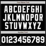 Custom Personalized Gradient Baseball Jersey with Name and Number - Black, White, Royal, Gray Personalized Black White Royal-Gray