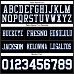 Custom Black and White Royal Mesh Football Jersey - Personalized Team Apparel Personalized Black White-Royal Mesh Football