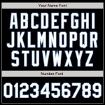 Personalized Black and White Royal Split Fashion Baseball Jersey for Men and Women Personalized Black White-Royal Split Fashion