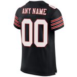Custom Black White-Scarlet Mesh Football Jersey with Personalized Name and Number - Authentic Team Gear Personalized Black