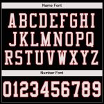 Custom Black White-Scarlet Mesh Football Jersey with Personalized Name and Number - Authentic Team Gear Personalized Black