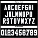 Personalized Authentic Football Jersey in Black, White, Silver Mesh - Custom Team Apparel Personalized Black White-Silver