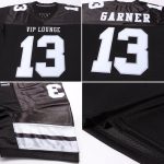 Personalized Black White Silver Mesh Football Jersey for Men - Customize Your Team Spirit 2 Personalized Black White-Silver