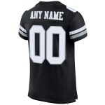 Personalized Black White Silver Mesh Football Jersey for Men - Customize Your Team Spirit 2 Personalized Black White-Silver