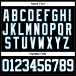 Custom Black and Sky Blue Hockey Jersey with Personalized Name and Number Personalized Black White-Sky Blue Hockey Lace Neck
