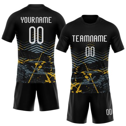 Personalized Sublimation Volleyball Jersey - Black and White Splash Design Personalized Black White Splash Sublimation Volleyball