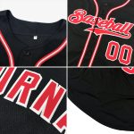 Custom Name Number Black White Teal Baseball Jersey - Personalized Authentic Team Apparel Personalized Black White-Teal Authentic