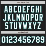 Personalized Black White Teal Raglan Baseball Jersey for Men and Women Personalized Black White-Teal Raglan Sleeves Baseball
