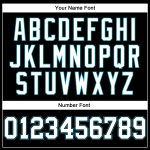 Personalized Throwback Basketball Jersey Black White Teal 3 - Custom Sports Apparel Personalized Black White-Teal Throwback