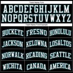 Personalized Throwback Basketball Jersey Black White Teal 3 - Custom Sports Apparel Personalized Black White-Teal Throwback