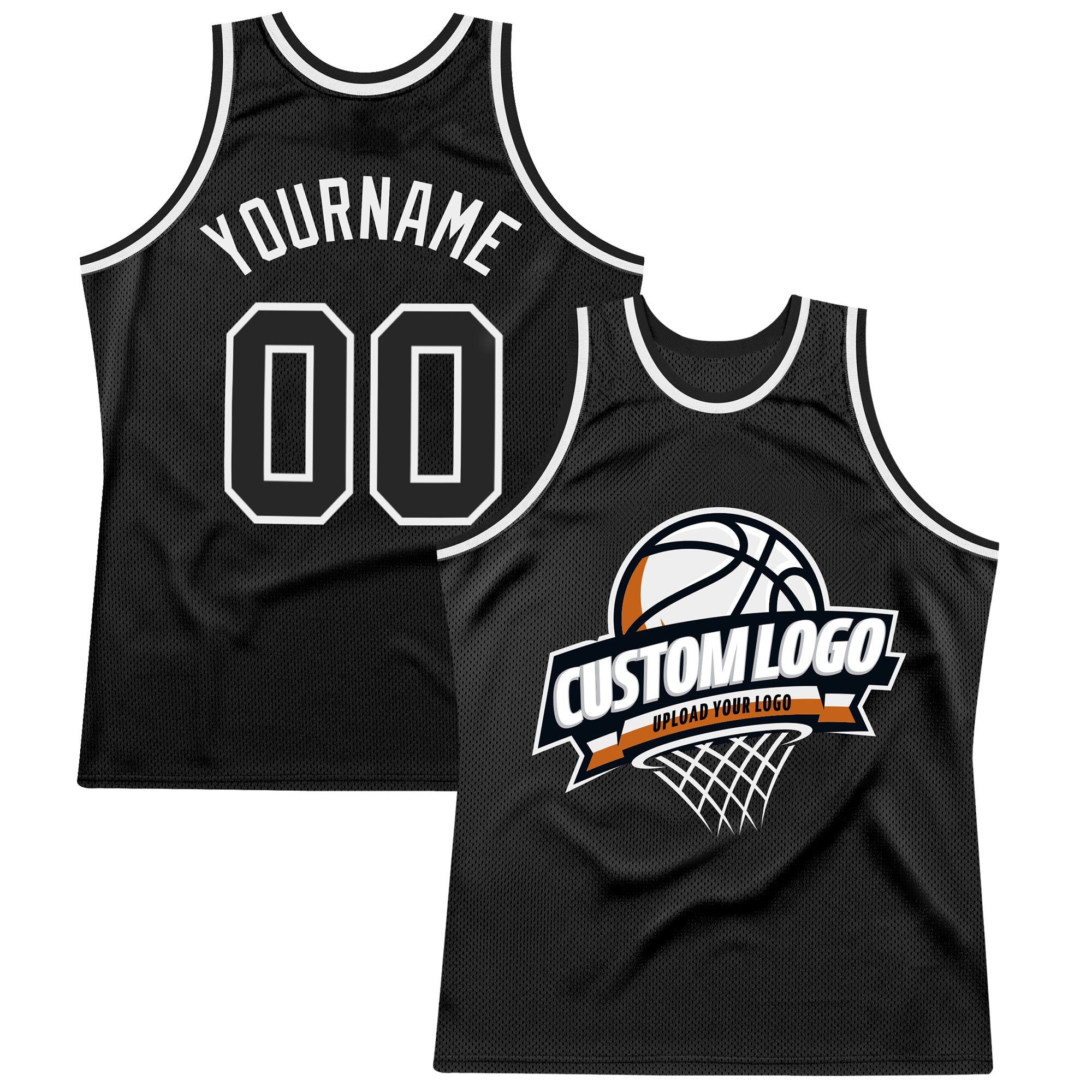 Personalized Basketball Jersey Black White Throwback Style for Fans 3 Personalized Black White Throwback Basketball Jersey