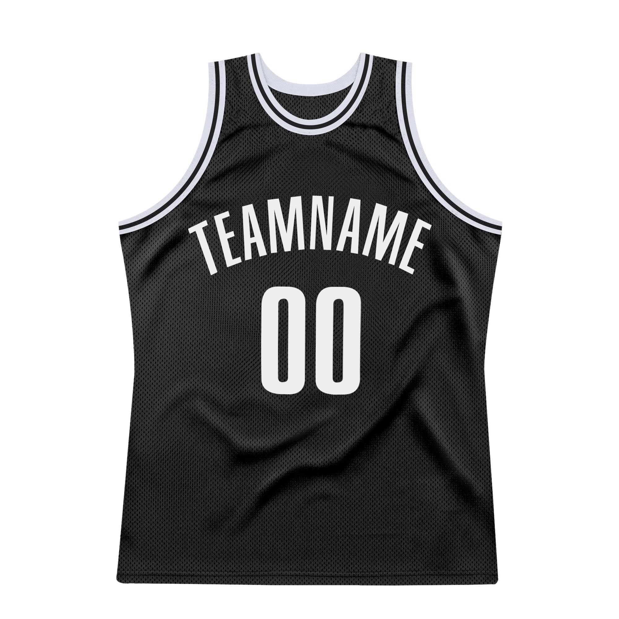 Custom Black and White Basketball Jersey - Personalized Throwback Style Jersey Personalized Black White Throwback Basketball - Image 7