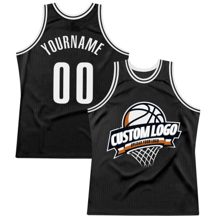 Custom Black and White Retro Basketball Jersey for Men and Women Personalized Black White Throwback Basketball Jersey 4