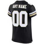 Custom Name Number Personalized Black and White Vegas Gold Mesh Football Jersey Authentic Personalized Black White-Vegas